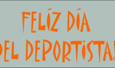 Feliz día a los amantes del deporte