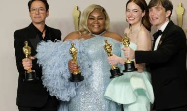 Premios Oscar 2024: Oppenheimer fue la gran ganadora de la noche con siete estatuillas